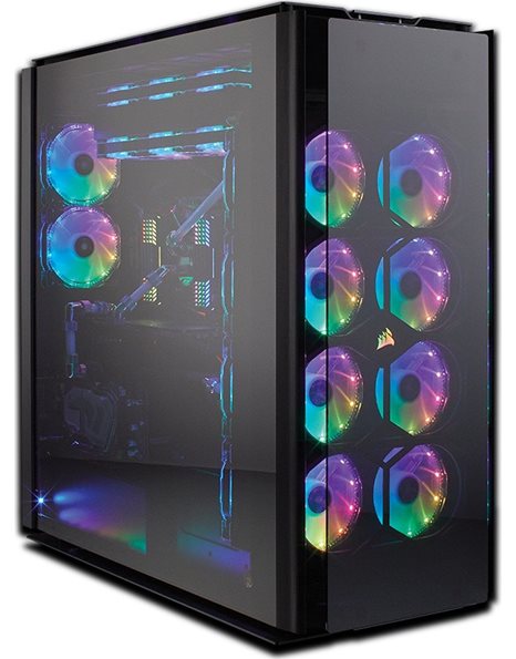 Corsair Obsidian Series 1000D, RGB, Tempered Glass, Super Tower, ATX Gaming Case, No PSU, Black (CC-9011148-WW)