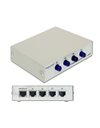 Delock Switch RJ45 10/100 Mbps 4-port manual bidirectional (87588)