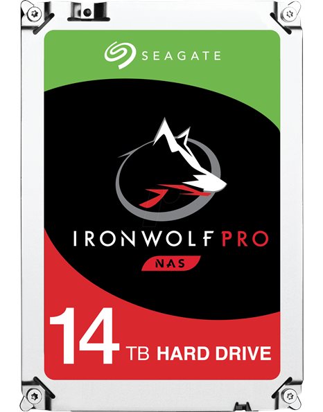 Seagate IronWolf  Pro 14TB NAS HDD, 3.5-Inch, SATA3, 7200rpm, 256MB Cache  (ST14000NE0008)