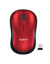 Logitech Mouse Wireless M185 OPT, Red (910-002237)