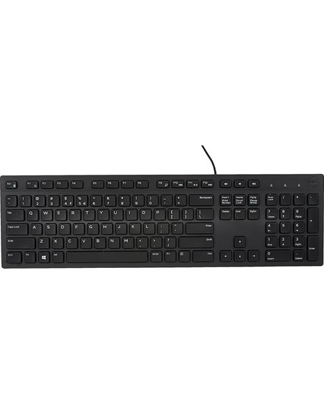 Dell KB216 Multimedia USB Keyboard, English, Black (580-ADHK)
