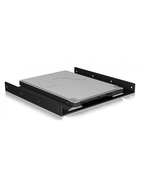RaidSonic Icy BoxInternal mounting frame for 2.5Inch HDD/SSD in a 3.5Inch bay, Black (IB-AC653)