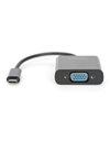 DIGITUS Graphics Adapter USB Type-C To VGA Port, Black(DA-70853)