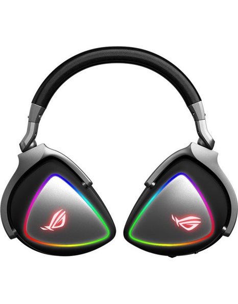 Asus ROG Delta Gaming Headset, RGB Lighting, USB-C for PCs Consoles and Mobile Gaming, Black (90YH00Z1-B2UA00)
