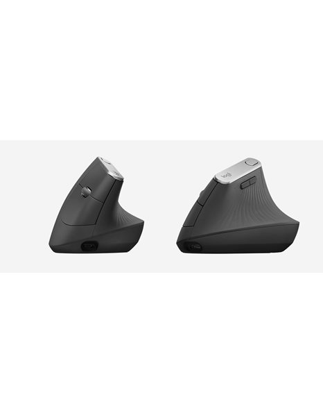 Logitech Wireless MX Vertical Advanced Ergonomic Mouse, Gray (910-005448)