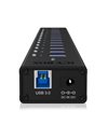 RaidSonic Icy Box Active 13-Port USB 3.0 Hub, Aluminum enclosure (IB-AC6113)