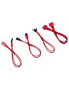Corsair Premium Sleeved Front Panel Extension Kit 0.3m, Red (CC-8900246)