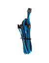 Corsair Premium Individually Sleeved PCIe Cables (Dual Connector) Type 4 Gen 4 Blue/Black (CP-8920256)