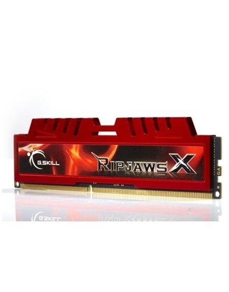 G.Skill RipjawsX 8GB 1600MHz UDIMM DDR3 CL10 1.5V, Red (F3-12800CL10S-8GBXL)