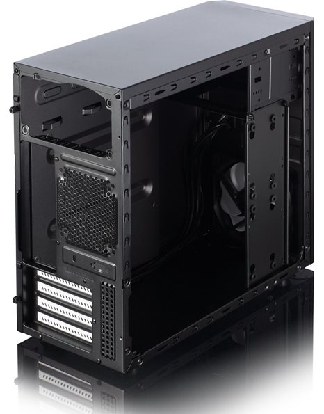 Fractal Design Core 1100 Midi Tower, Micro ATX, USB3.0, No PSU, Black (FD-CA-CORE-1100-BL)