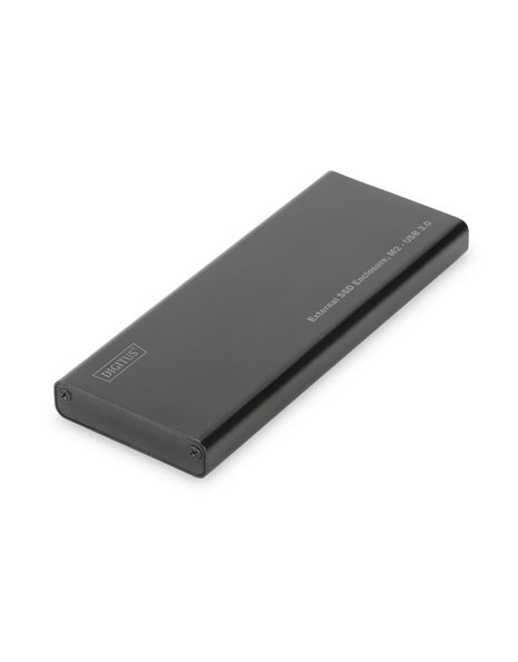 DIGITUS External SSD Enclosure, M.2 - USB 3.0, Black (DA-71111)