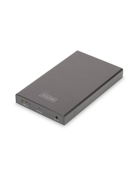 DIGITUS 2.5-inch SSD/HDD Enclosure, SATA 3 - USB 3.0, Black (DA-71114)