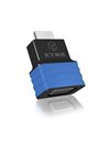 RaidSonic Icy Box IB-AC516 HDMI Male To VGA Female, Black/Blue (IB-AC516)