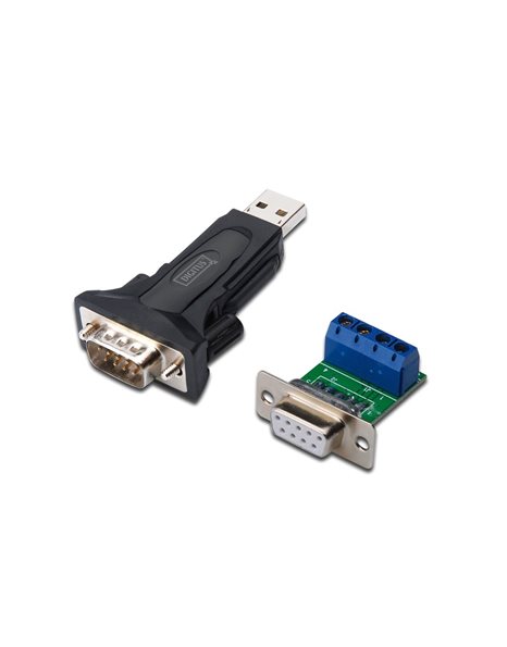 DIGITUS USB 2.0 to Serial Adapter + 0.8m USB Cable (DA-70157)
