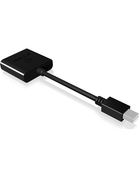 RaidSonic Icy Box IB-AC539 Adapter  Mini DP Male To VGA Female, Balck (IB-AC539)