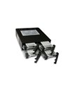 ICY DOCK ToughArmor 4x 2.5Inch SATA 6Gbps/SAS HDD/SSD Mobile Rack/Cage in 1x external 5.25Inch bay (MB994SP-4S)