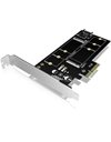 RaidSonic Icy Box PCIe-Card, 2x M.2 SSD to SATA III and PCIe 3.0 x4 Host (IB-PCI209)