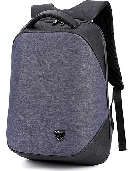 ARCTIC HUNTER τσάντα πλάτης B00193-GY, laptop, USB, αδιάβροχη, μπλε