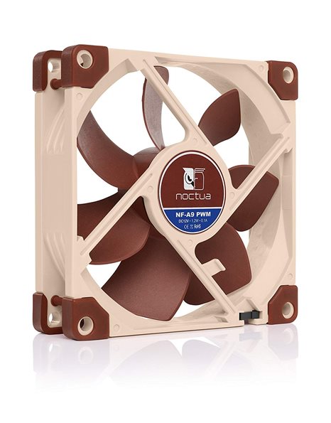 Noctua NF-A9 PWM, 4-Pin Premium Cooling Fan 92mm, Brown