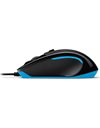 Logitech G300S Gaming Mouse, 9 Buttons, 2500dpi, Black and Blue (910-004345)