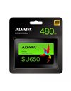 ADATA Ultimate SU650 480GB SSD, 2.5-Inch, SATA3, 520MBps (Read)/ 450MBps (Write) (ASU650SS-480GT-R)