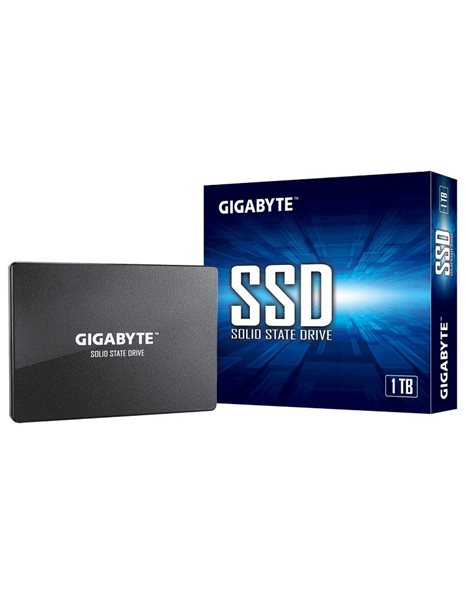 Gigabyte 1TB SSD, 2.5-Inch, SATA3, 550MBps (Read)/500MBps (Write), Black (GP-GSTFS31100TNTD)