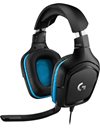 Logitech G432, 7.1 Surround Sound Gaming Headset, Black (981-000770)