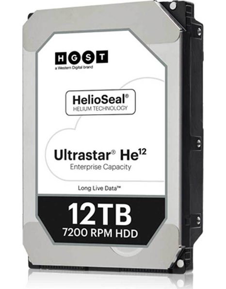 Western Digital He12 12TB HDD 3.5-Inch Hot Plug, 7200rpm, SAS, For 14G Servers (0F29530)